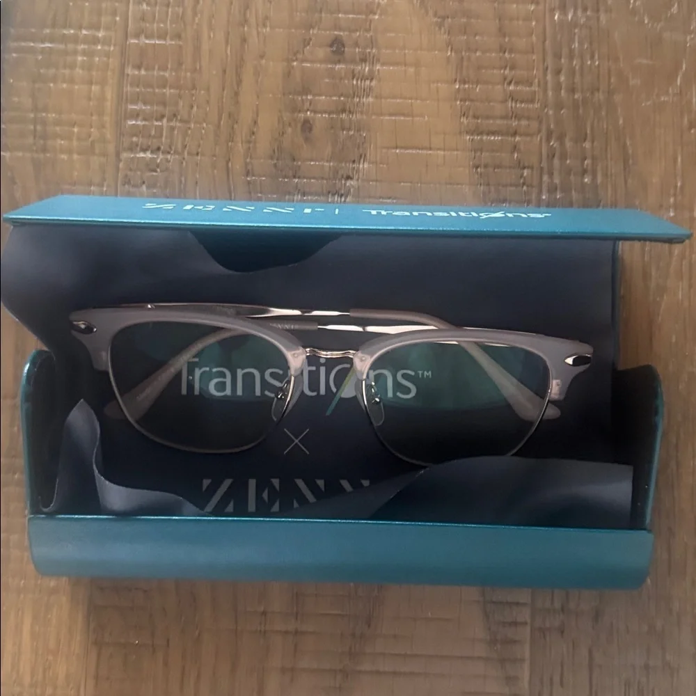 Zenni Elegant Pink Bowline Glasses Transitions -2.75R -1.75L ultra dynamic GenS